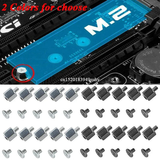 10 Set M.2 SSD Standoff Screw Kit