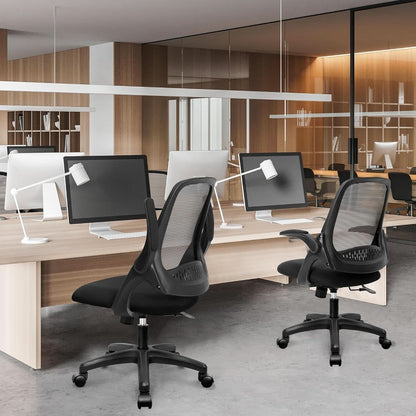 Ergonomic Gaming Chair With Lumbar Support Black Adjustable